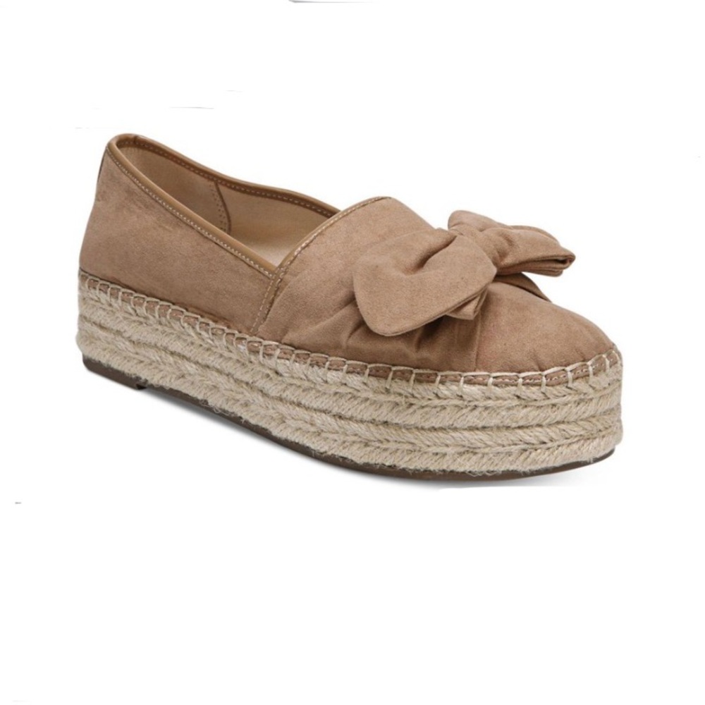 Sam Edelman Cali Espadrille Bow Flats in Taupe
